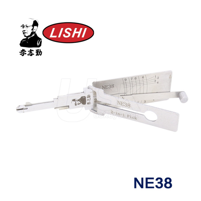 Honda Ford Original Lishi NE38 2 in 1 Auto Pick and Decoder
