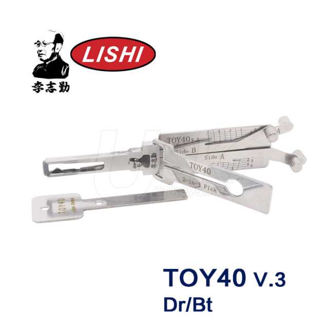 Old lexus Original Lishi TOY40 v.2 Dr/Bt 2 in 1 Auto Pick and Decoder