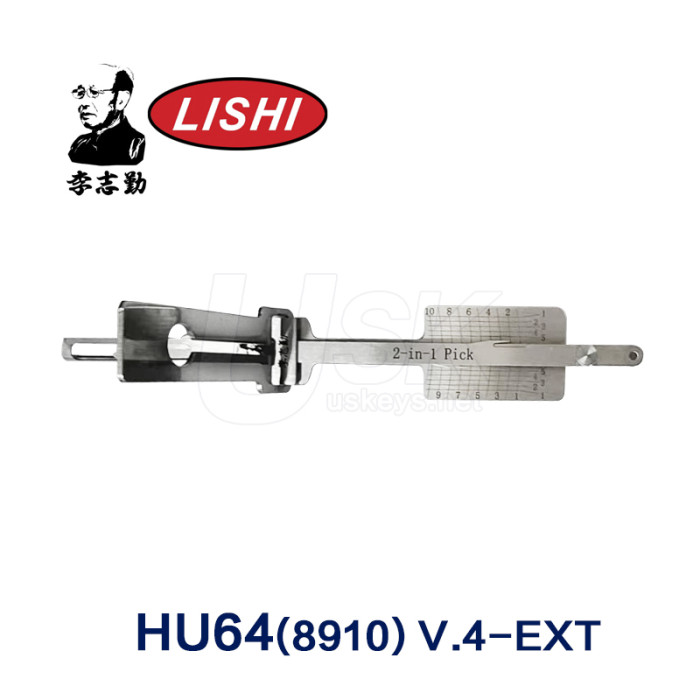 Original Lishi 2 in 1 Pick HU64(8910) V.4-EXT