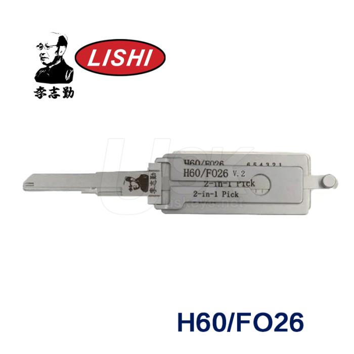 Ford 1991-1996 Original Lishi H60/FO26 V.2 2 in 1 Decoder and Pick