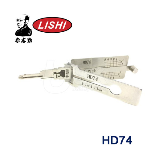 Original Lishi 2 in 1 Pick HD74  Anti Glare