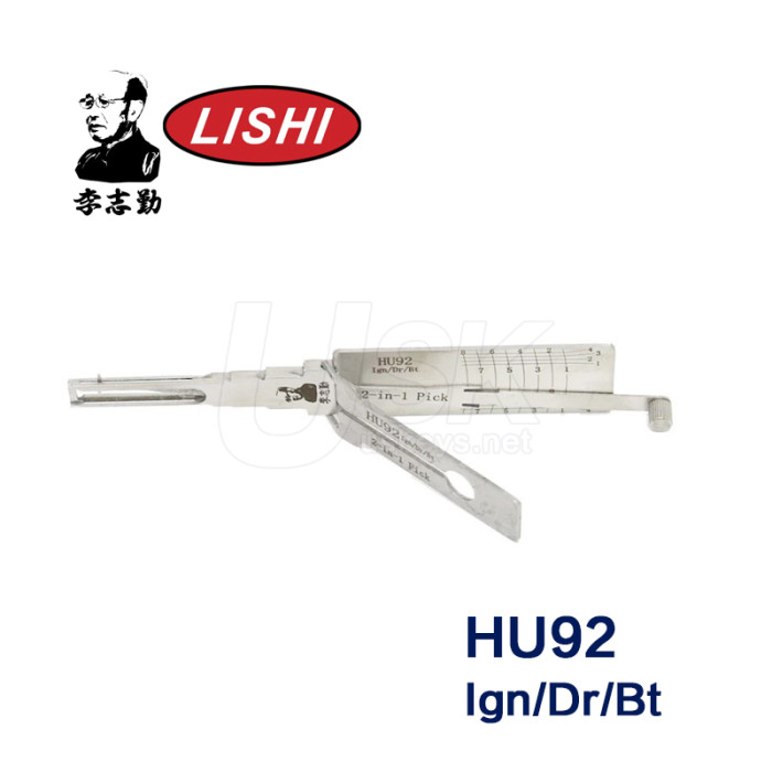 BMW Original Lishi 2-in-1 Pick HU92 (Single Lifter) Ign/Dr/Bt