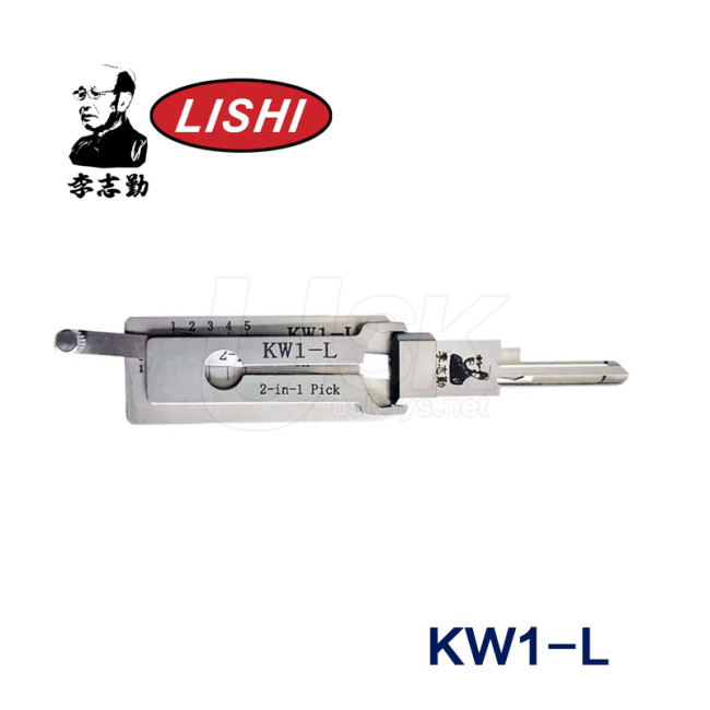 Original Lishi Kwikset KW1-L 2-in-1 Residential Pick Decoder