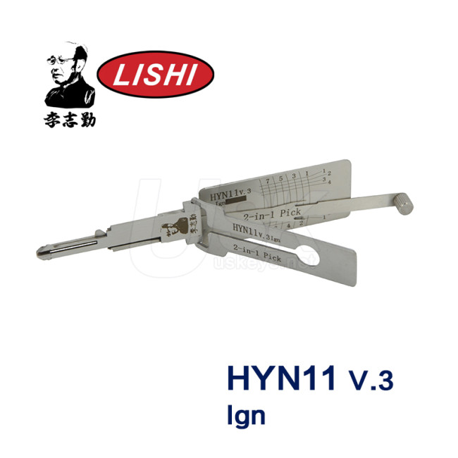 Hyundai Original Lishi HYN11 v.3 Ign 2 in 1 Auto Pick and Decoder