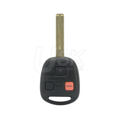 Lexus RX300 1999-2003 FCC NI4TMTX-1 Aftermarket Remote Head Key 3 Button PN 89070-48020