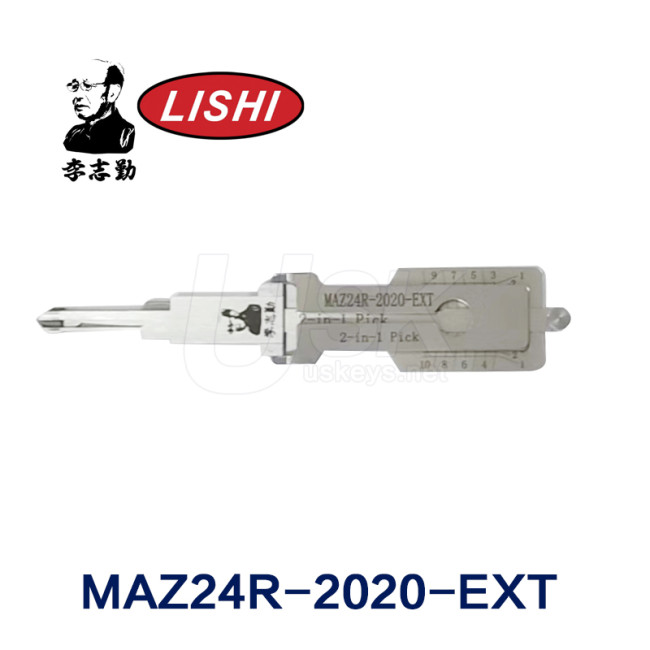 Mazda 2020+ Original Lishi MAZ24R-2020-EXT 2 in 1 Decoder and Pick