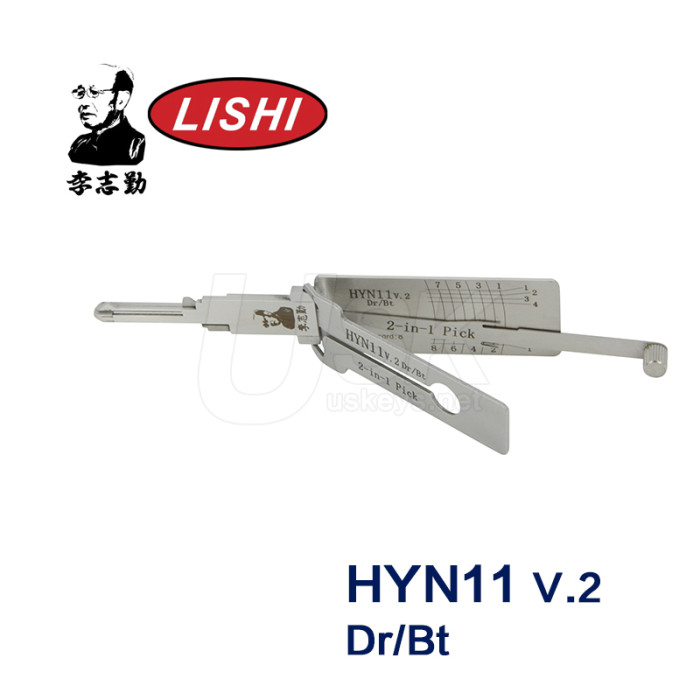 Original Lishi HYN11 v.2 Dr/Bt 2 in 1 Auto Pick and Decoder