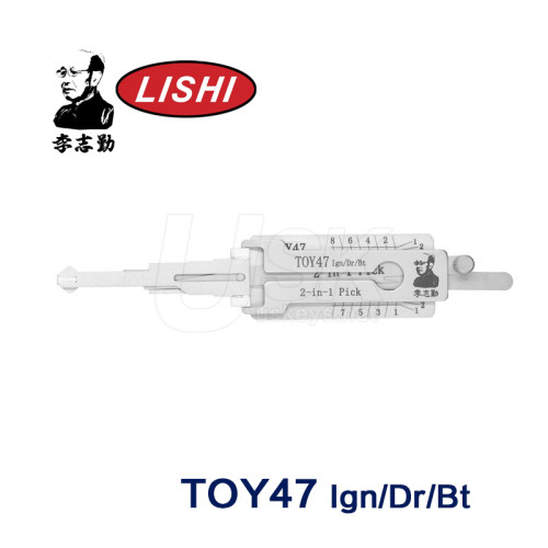 Toyota Lishi TOY47 Ign/Dr/Bt 2 in 1 Decoder and Pick