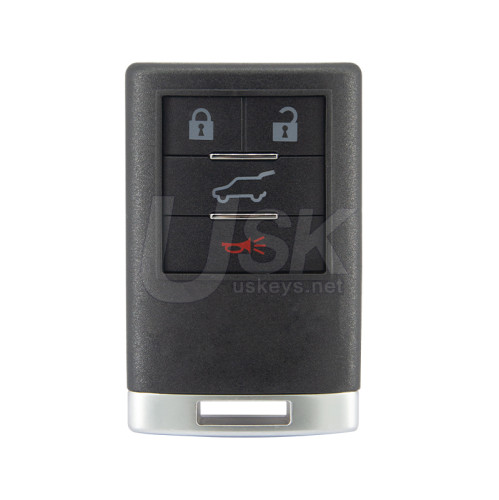 Cadillac CTS 2008-2014 FCC OUC6000066 Aftermarket Remote Key Fob 4 Button PN 22889452