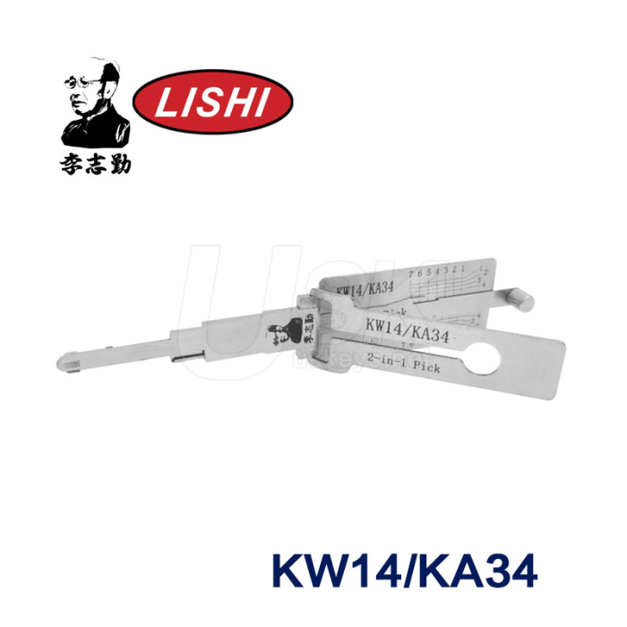 Original Lishi 2-in-1 Pick & Decoder KW14/KA34