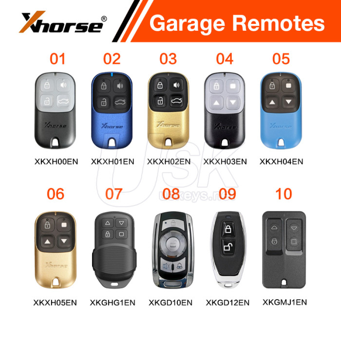 Xhorse XK Series Universal Wired Remote Garage Door Key