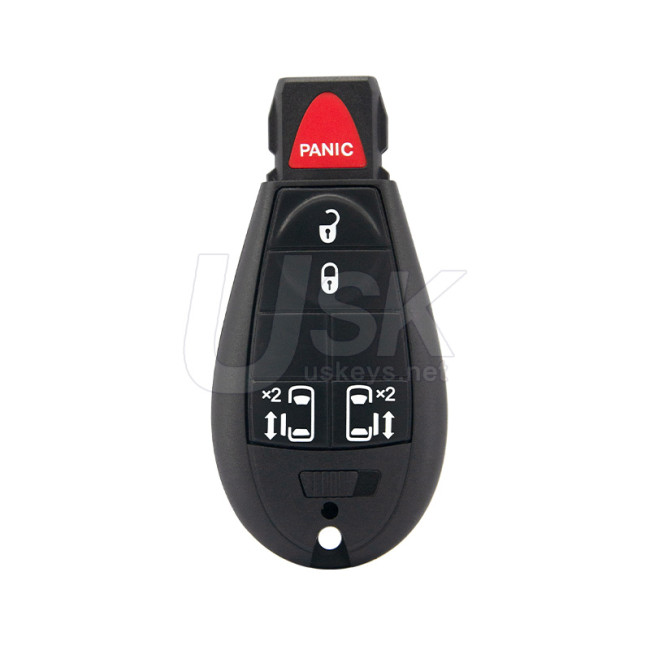 (Keyless Go) Chrysler Town & Country Dodge Caravan 2008-2017 Aftermarket Fobik Key 5 Button PN 56046713AG