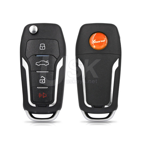 Xhorse XKFO21EN Ford type Wire Universal Remote 4 Button for VVDI