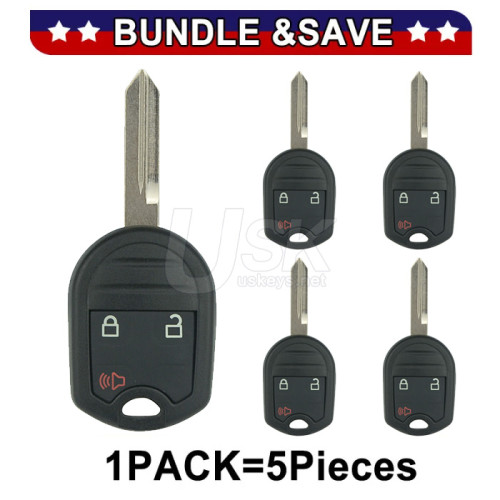 (Pack of 5) Ford Edge 164-R8070 CWTWB1U793 Aftermarket Remote Key 3 Button