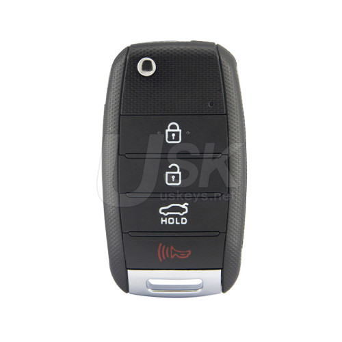 Kia Optima 2014-2015 FCC NYODD4TX1306-TFL Aftermarket Flip Remote Key 4 Button PN 95430-2T560 / 95430-2T550