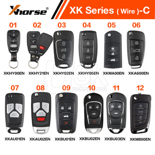 Xhorse VVDI XK Series Universal Remote Wired Remote Key-C