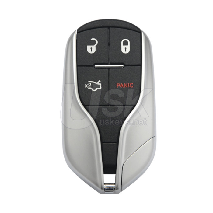 Maserati Ghibli Quattroporte 2014-2016 FCC M3N-7393490 Aftermarket Smart Key 4 Button PN 5923545