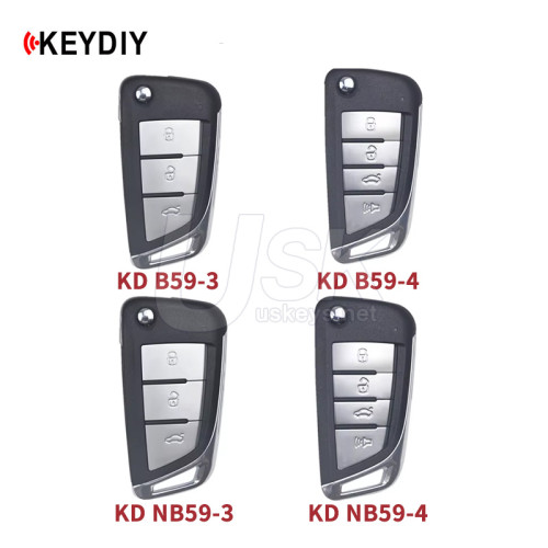 KEYDIY B59-3 NB59-3 B59-4 NB59-4 3/4 Buttons B Series and NB Series Universal Flip Remote Key