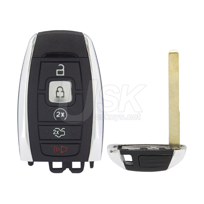 Lincoln Continental MKC MKX MKZ Navigator 2017-2021 FCC M3N-A2C940780 Aftermarket Smart Key 5 Button PN 164-R8154