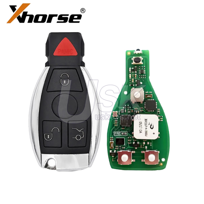 Xhorse XSBZ01EN VVDI MB FBS3 Keyless Go Smart Key 315Mhz /433Mhz for 2009-2013 Mercedes Benz W204 W212 W164 W221 W207 W166