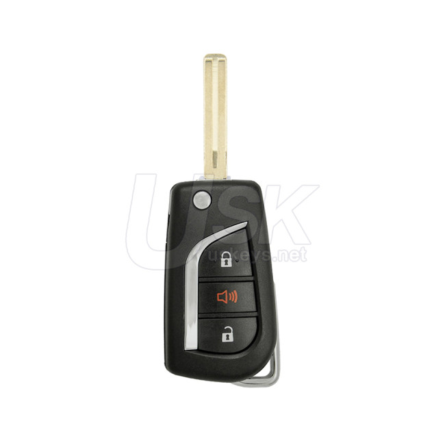 Toyota RAV4 2019-2025 FCC HYQ12BFW Aftermarket Flip Remote Key 3 Button PN 89070-42G00