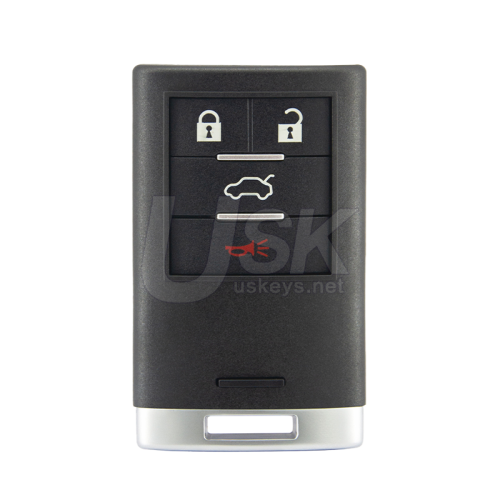 Cadillac CTS DTS 2008-2013 FCC OUC6000066 Aftermarket Remote Key 4 Button PN 22889449