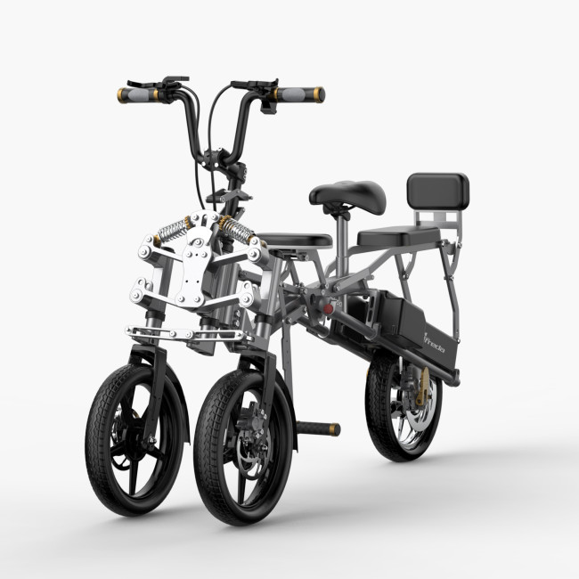 Afreda S6: A Fold-in-1s Reverse 3-wheeler for all terrains