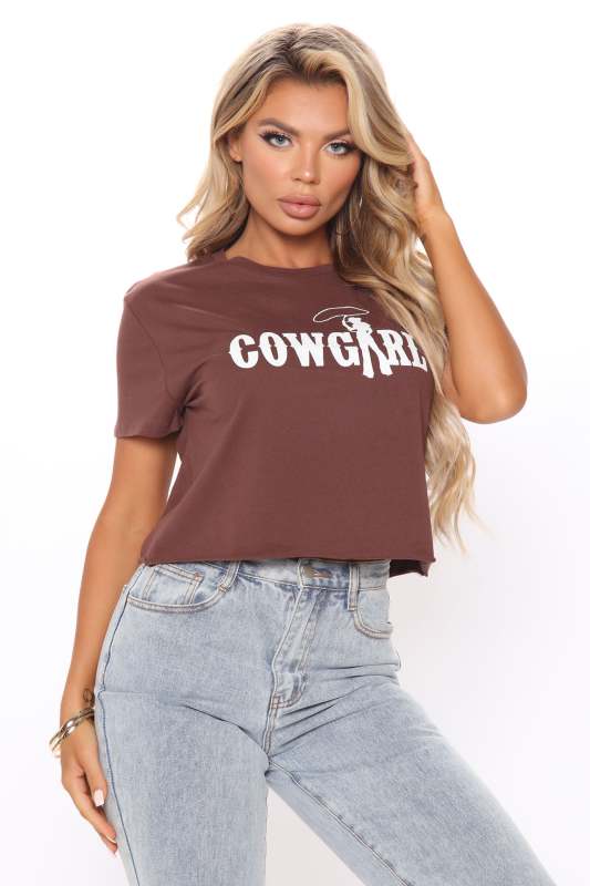 Country Cowgirl Top - Chocolate