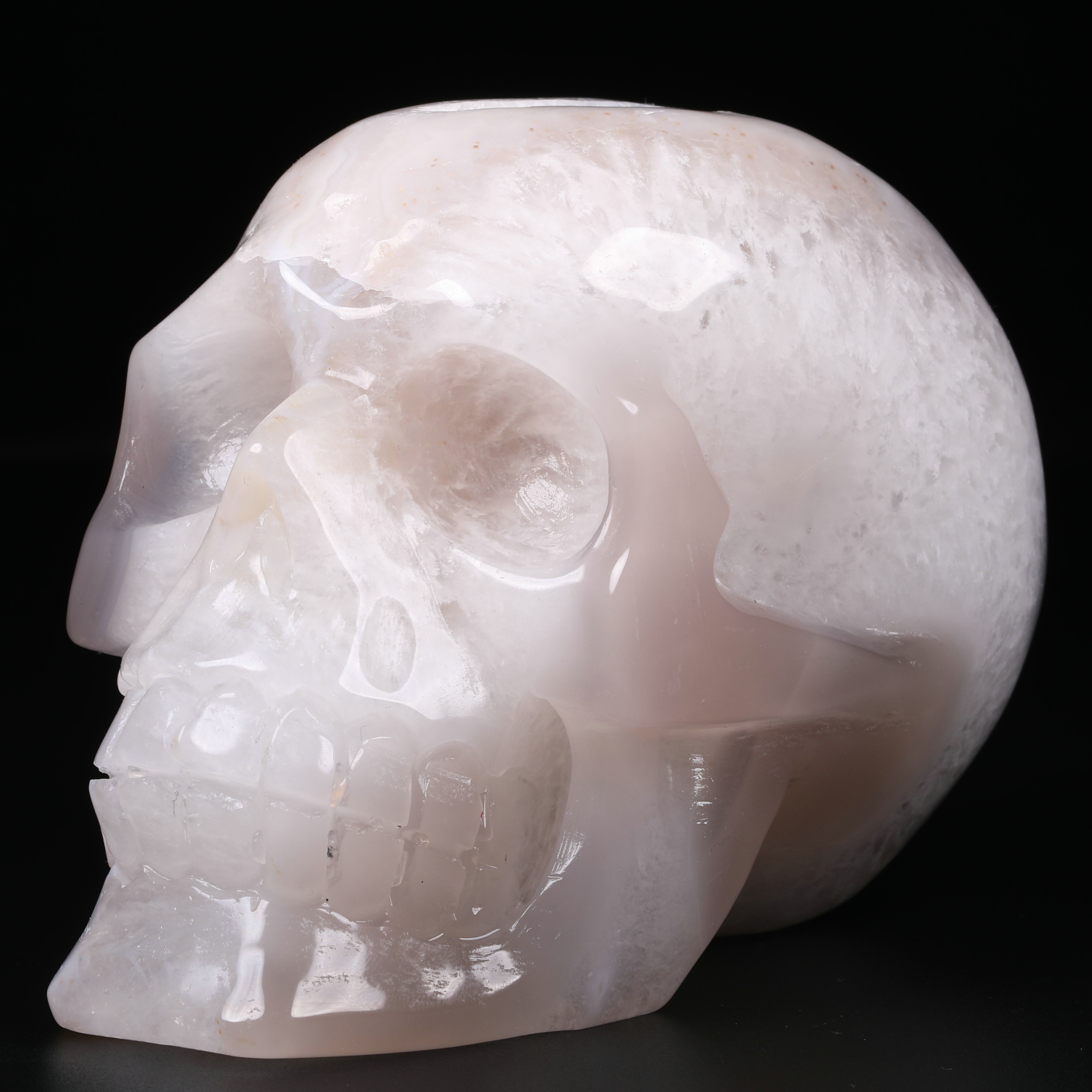 US$ 95.00 - 4.7'' Geode Cluster Agate S34 - www.mr-skull.com