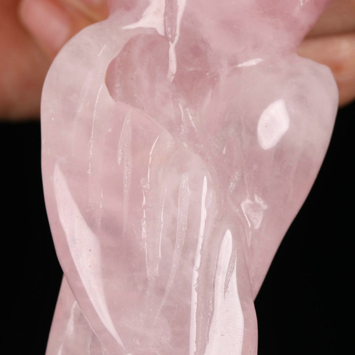 7.6'' Rose Quartz Crystal p739