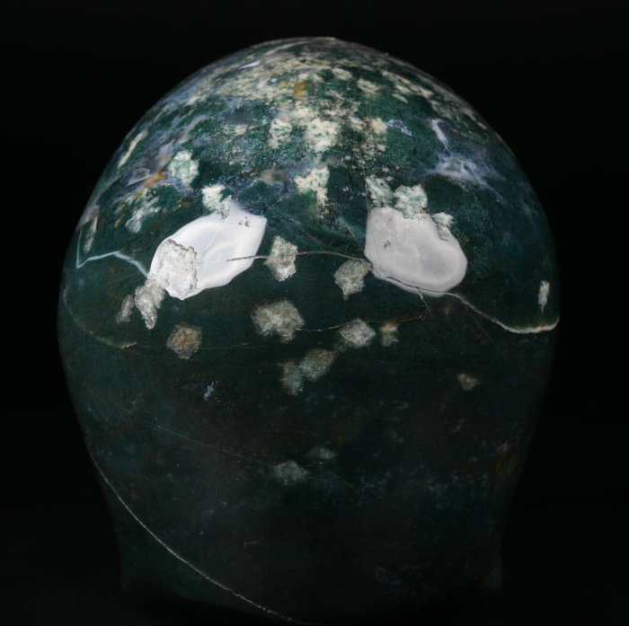 5.0 ''Green Moss Agate K79