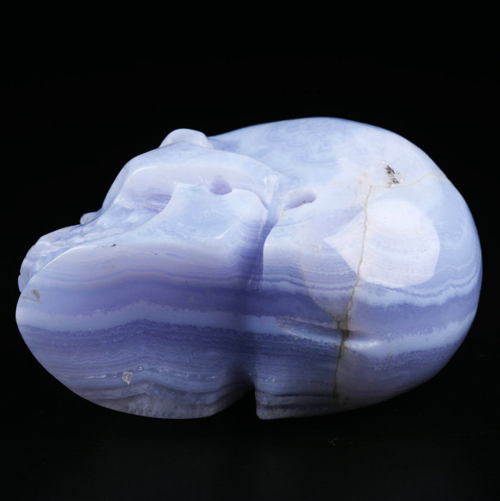 B710 Color US$ 52.00 - 2 '' Blue Lace Agate B710 - www.mr-skull.com