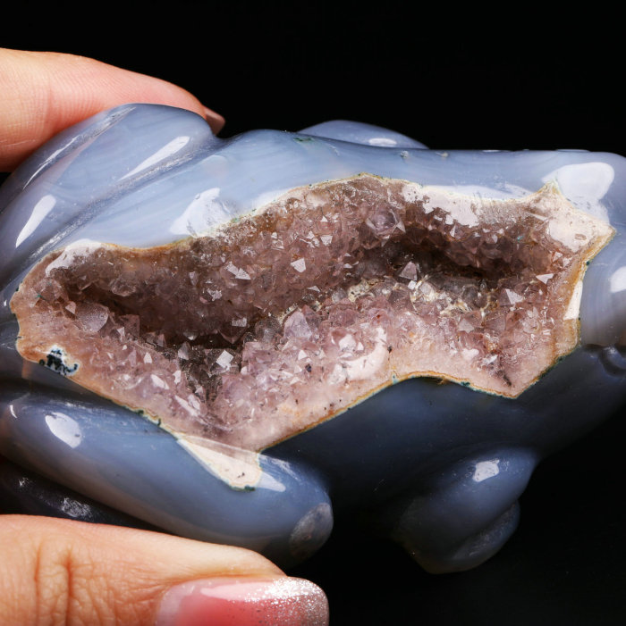 3.4 '' Geode Cluster Agate M794