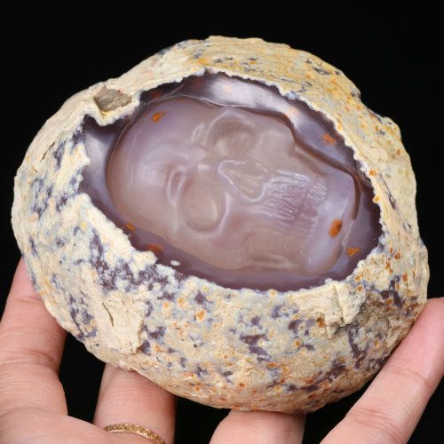 3.8 '' Geode Cluster Agate N198