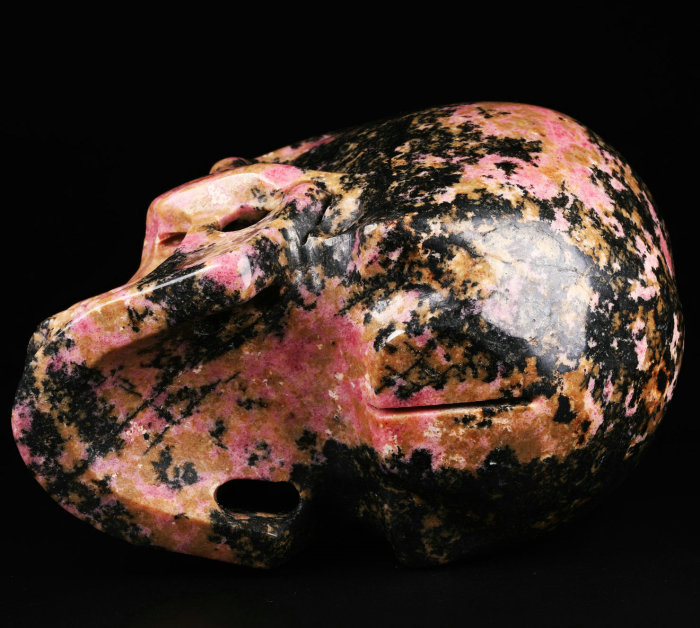 5 '' Canada Pink & Black Rhodonite N647