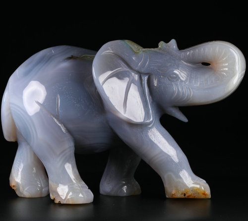 P363 Druzy Agate Elephant