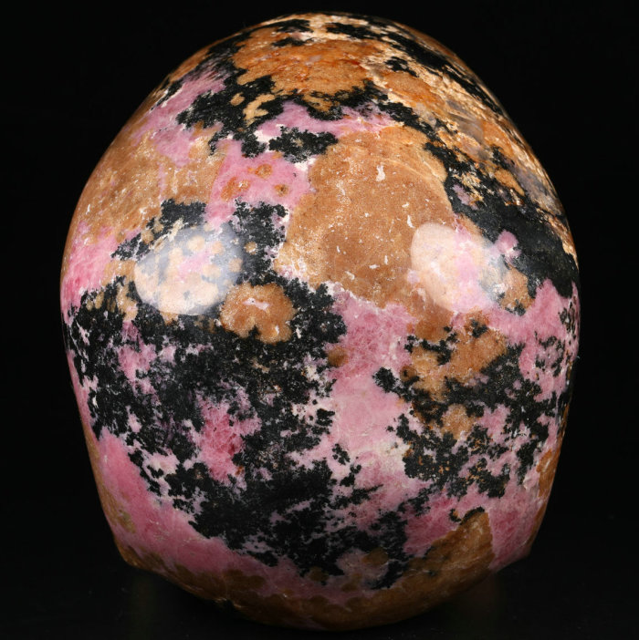 5 '' Canada Pink & Black Rhodonite P491