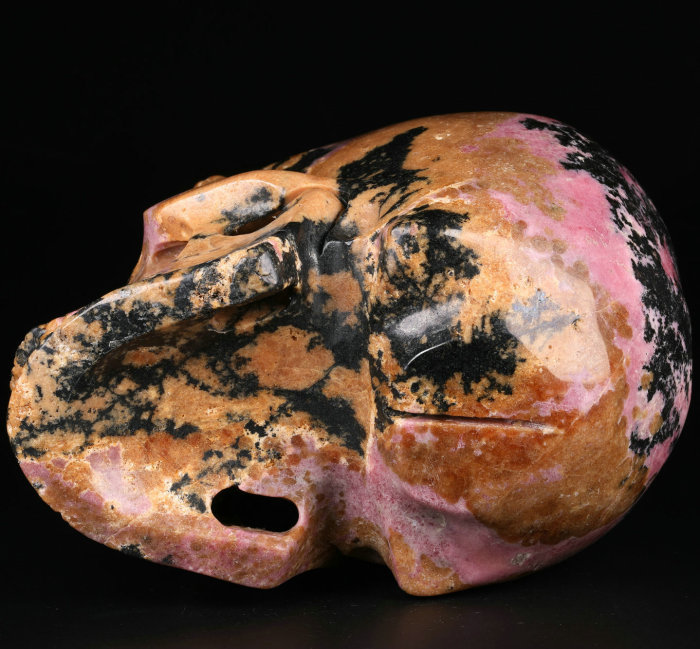 5 '' Canada Pink & Black Rhodonite P491