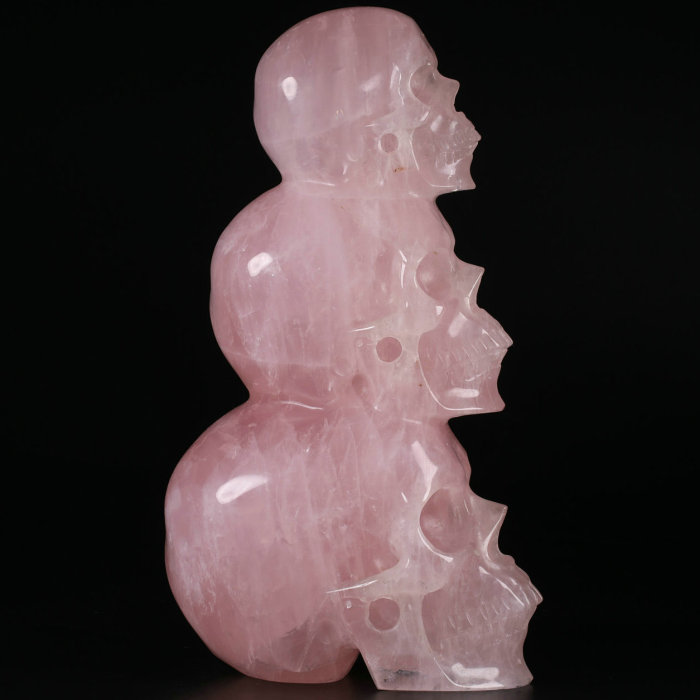 8.8 '' Rose Quartz Crystal P561