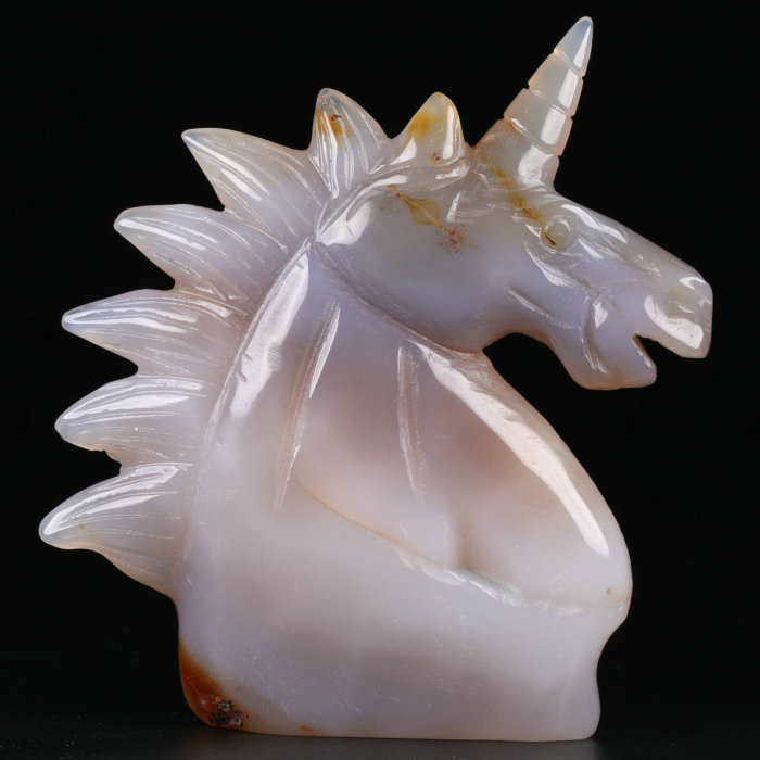 4.5'' Druzy Agate Unicorn P698