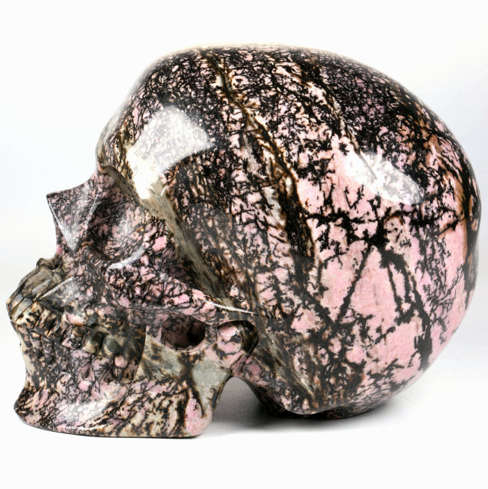 5 '' Pink & Black Rhodonite Q256
