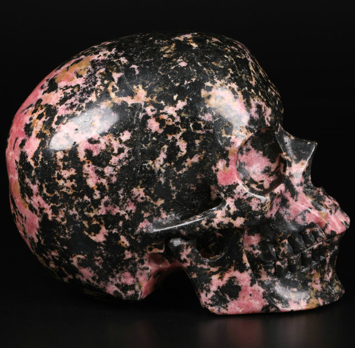5 '' Canada Pink & Black Rhodonite Q206