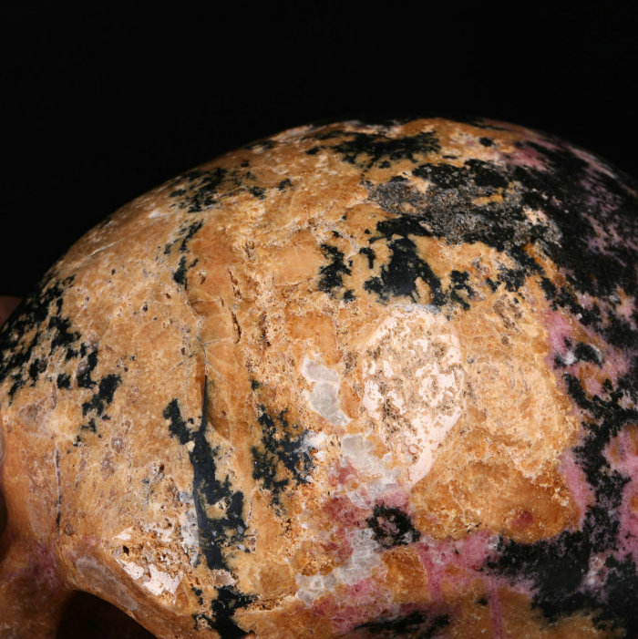 5 '' Canada Pink & Black Rhodonite Q207