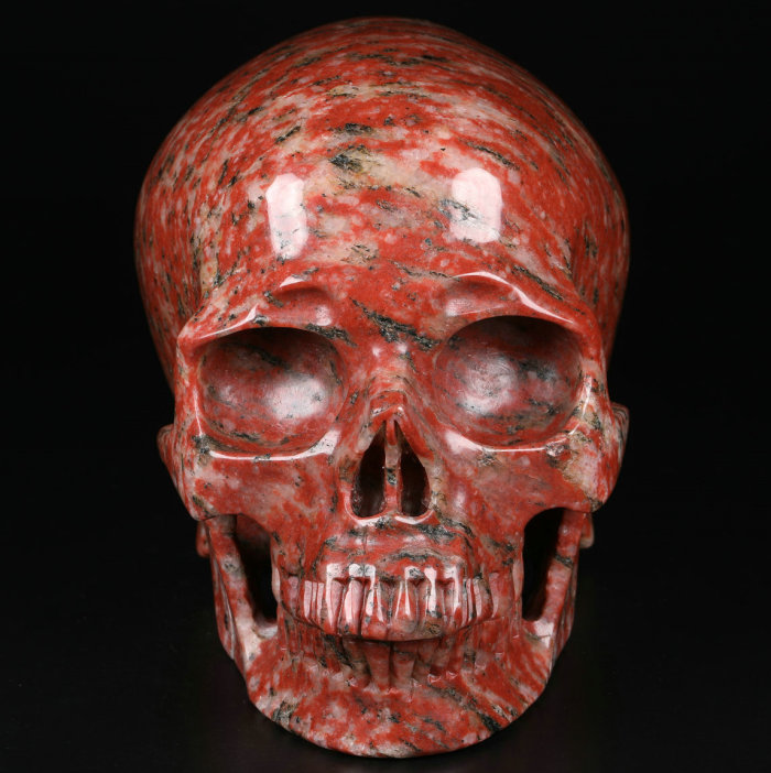 5 '' Red Sesame Stone Q196