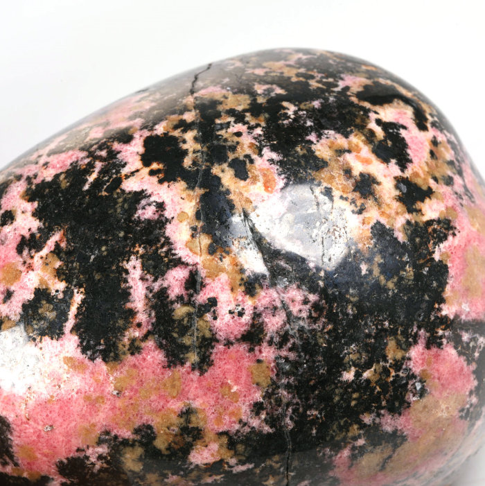 5 '' Canada Pink & Black Rhodonite Q208