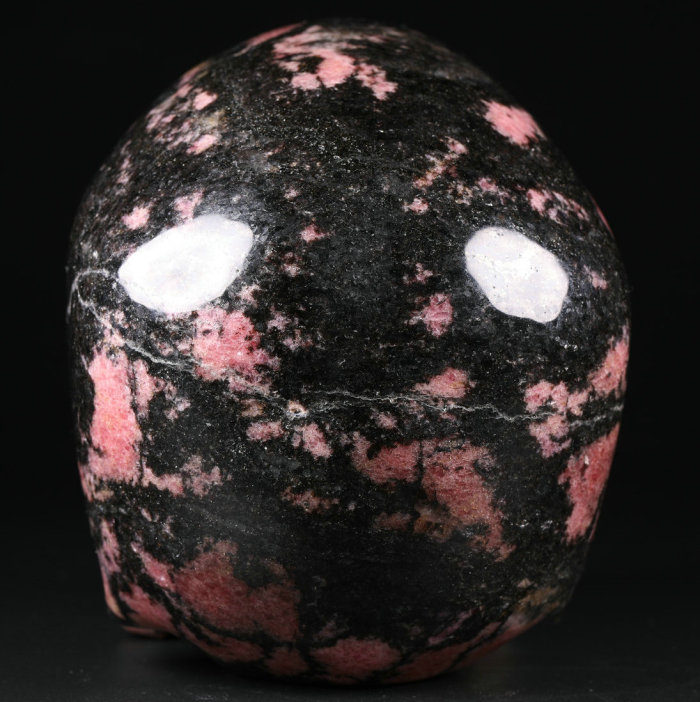 5 '' Canada Pink & Black Rhodonite Q1123