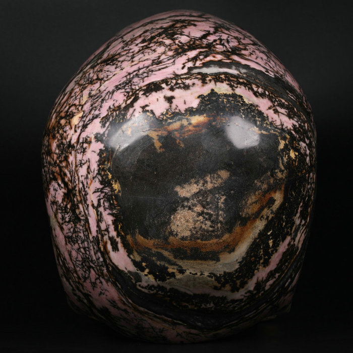 8 '' Pink & Black Rhodonite Q1389