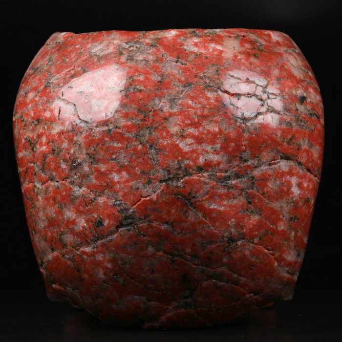 5 '' Red Sesame Stone Q1411