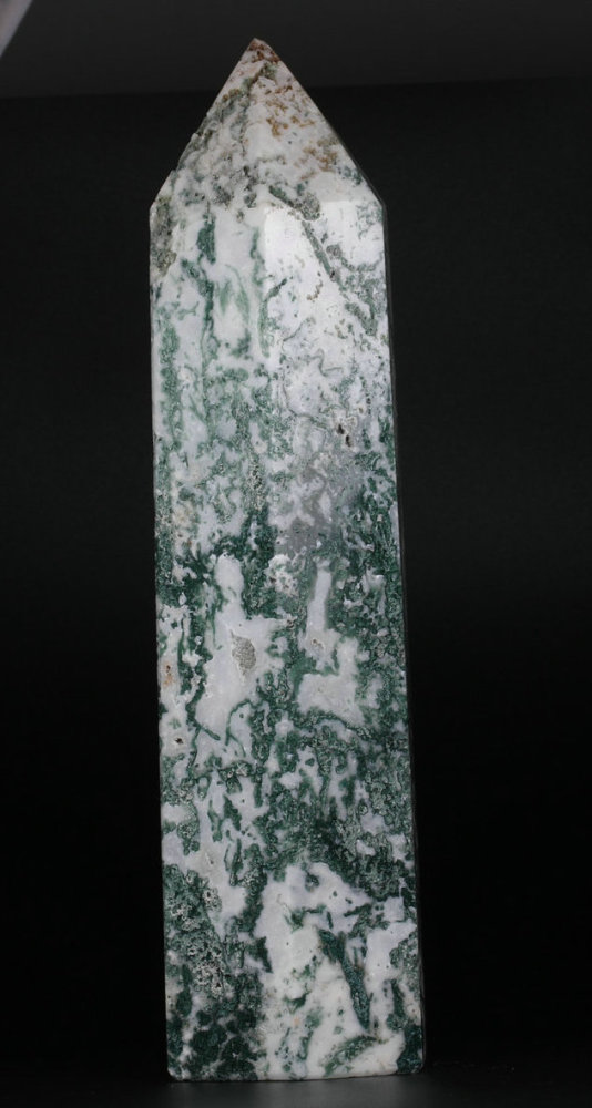 7.4 '' Green Moss Agate Q1495
