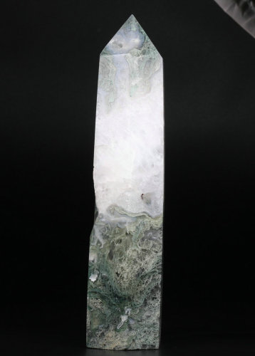 5.7 '' Green Moss Agate Q1491